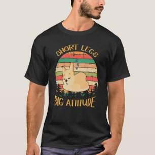 Camiseta 33 Piernas Cortas Gran Actitud Lindo Corgi