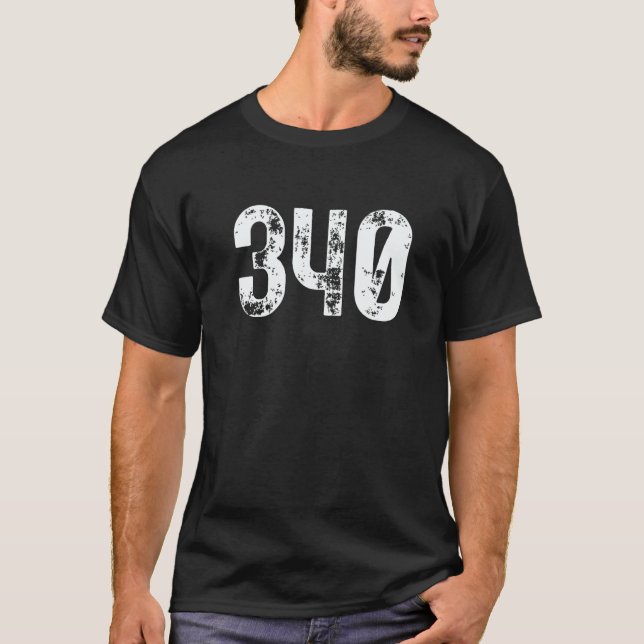 Camiseta 340 Area Code Virgin Islands Mobile Telephone Area (Anverso)
