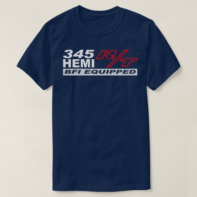 CAMISETA 345 HEMI RT BFI (Diseño del anverso)
