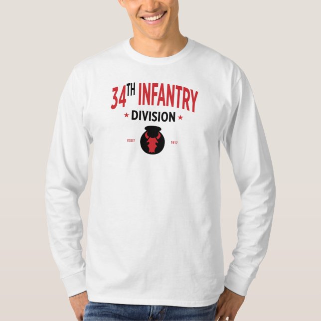 Camiseta 34.ª División de Infantería - Largo Ejército de lo (Anverso)