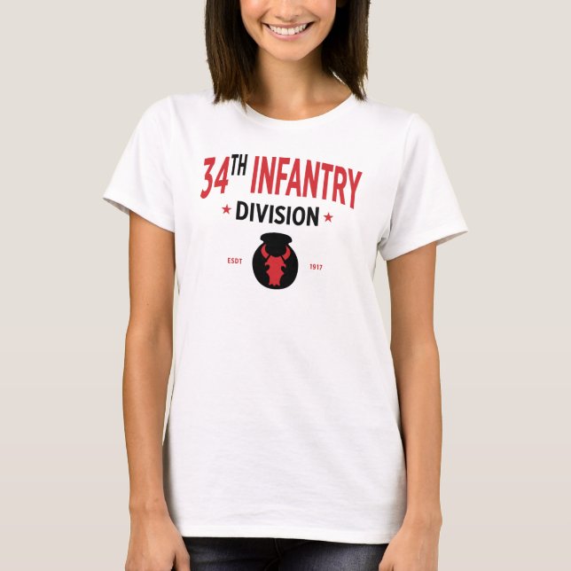 Camiseta 34.ª División de Infantería - Mujeres militares de (Anverso)