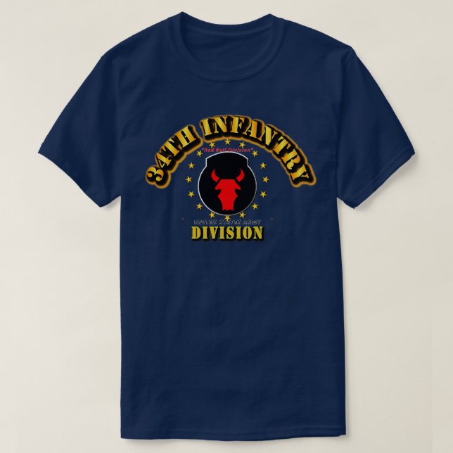 Camiseta 34.ª División de Infantería Red Bull (Diseño del anverso)