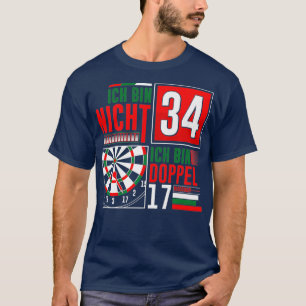 Camiseta 34 Años Dardos Divertidos Diciendo Dardos