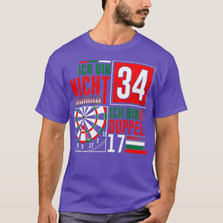 Camiseta 34 Años Dardos Divertidos Diciendo Dardos