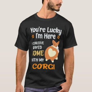 Camiseta 34 Eres Corgi Afortunado