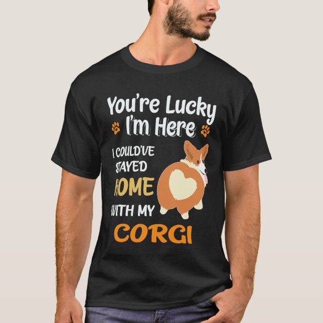 Camiseta 34 Eres Corgi Afortunado (Anverso)