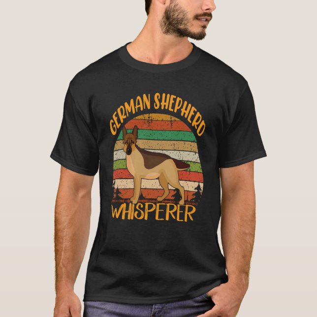Camiseta 34 German Shepherd Murmurador Pastor Alemán (Anverso)