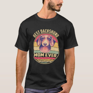 Camiseta 34 Mejor Mamá de Dachshund de Todos los Tiempos Vi