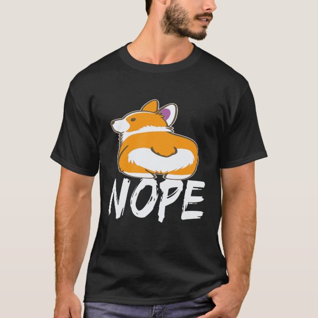 Camiseta 34 Nope - Corgi (Anverso)