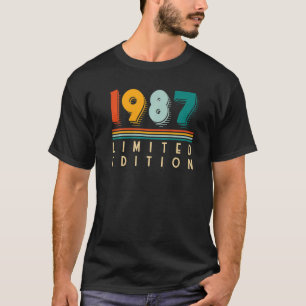Camiseta 35.ª cosecha de cumpleaños 1987