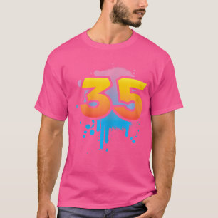 Camiseta 35.º Cumpleaños Presentes Hombres Mujeres Guay Spr