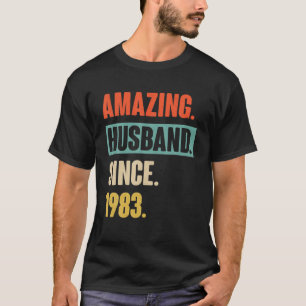 Camiseta 35 Aniversario de su Boda - Sorprendente Esposo