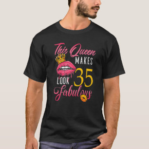 Camiseta 35 años 35 cumpleaños 10