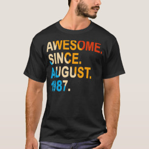 Camiseta 35 años de antigüedad alucinante desde agosto de 1