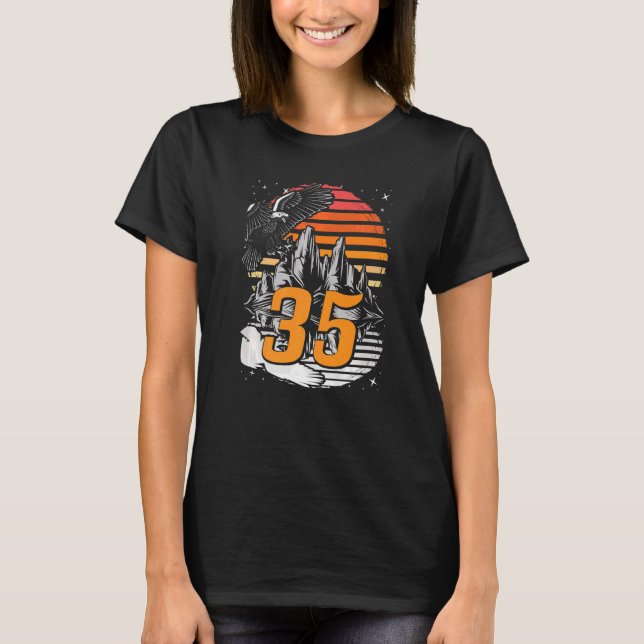 Camiseta 35 años de edad 35º cumpleaños 1 (Anverso)