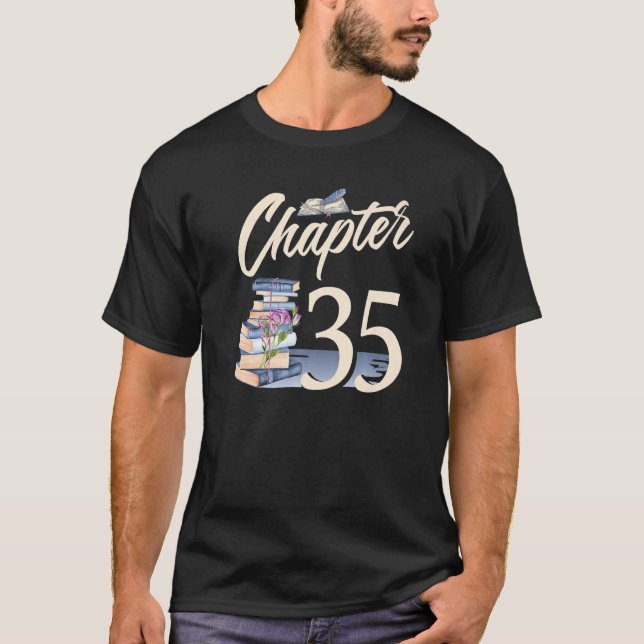 Camiseta 35 años de edad 35º cumpleaños 25 (Anverso)