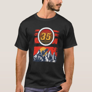Camiseta 35 años de edad 35º cumpleaños 28