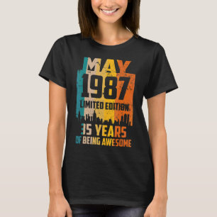 Camiseta 35 años de festividad desde mayo de 1987