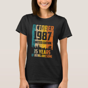 Camiseta 35 años de festividad desde octubre de 1987