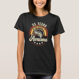 Camiseta 35 Años De Ser Fantástica Fiesta De Cumpleaños De 
