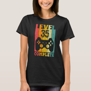 Camiseta 35 Años Hombres Nivel 35 Años 1987 2