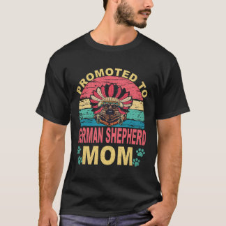 Camiseta 35 Ascendido a Madre de Pastor Alemán Pastor Alemá