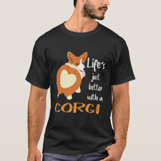 Camiseta 35 La vida es mejor con un Corgi