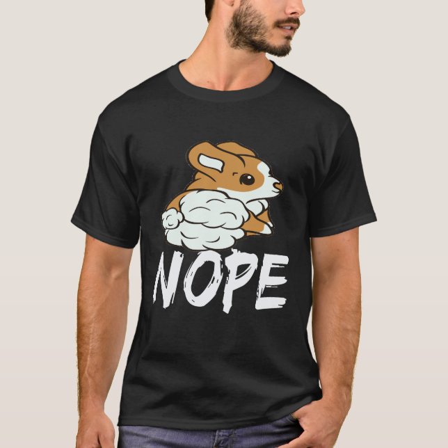 Camiseta 35 Nope - Corgi (Anverso)