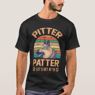 Camiseta 35 Pitter Patter Vamos a empezar pastor alemán