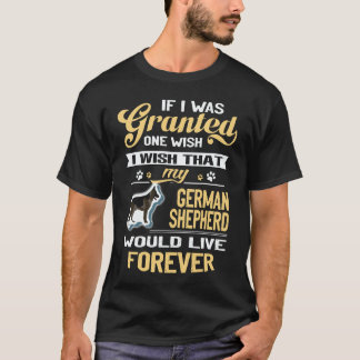Camiseta 35 Si me concedieran un deseo deseo que mi alemán