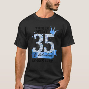 Camiseta 35 y Fabuloso Grupo Fiesta Blanco Azul Candid Phot