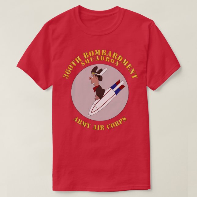 Camiseta 360.º Escuadrón de Bombardeo X (Diseño del anverso)