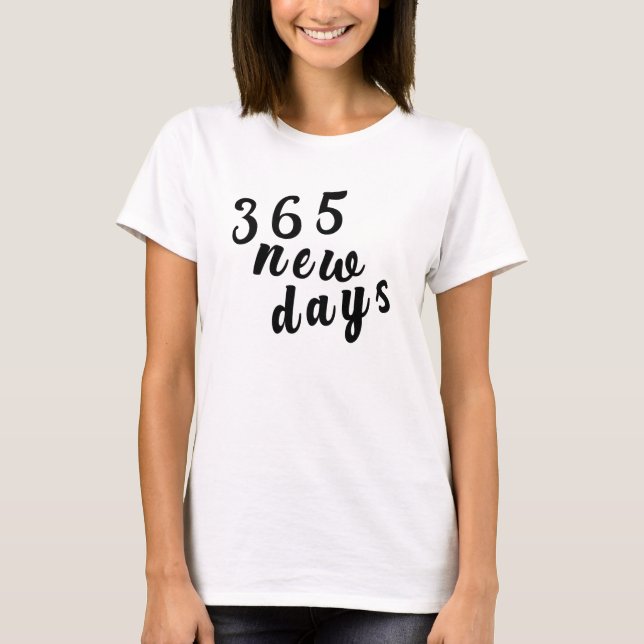Camiseta 365 días nuevos (Anverso)