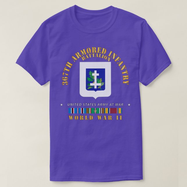 Camiseta 367º Batallón de Infantería Armado DUI w EUR SVC X (Diseño del anverso)