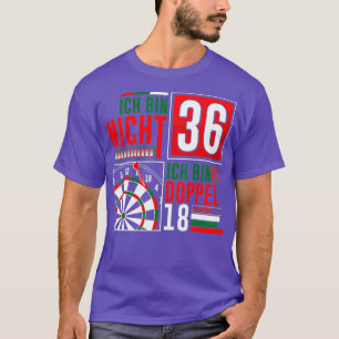 Camiseta 36.º cumpleaños Darts Graciosos diciendo Darts Say