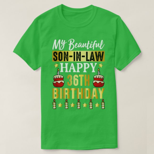 Camiseta 36.º yerno (Diseño del anverso)
