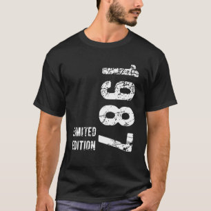 Camiseta 36 años de edad 1987 36º cumpleaños