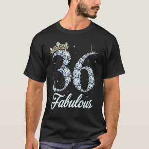 Camiseta 36 años es mi 36 cumpleaños Reina Diamante
