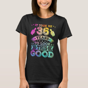 Camiseta 36 de treinta y seis años Feliz 36ª edición impres