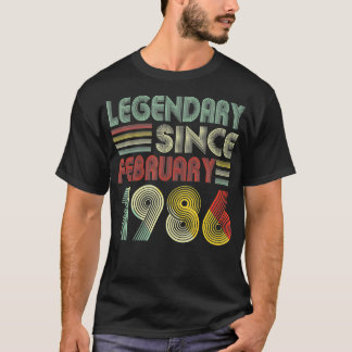 Camiseta 36 Decoraciones De Febrero De 1986 Legendarias