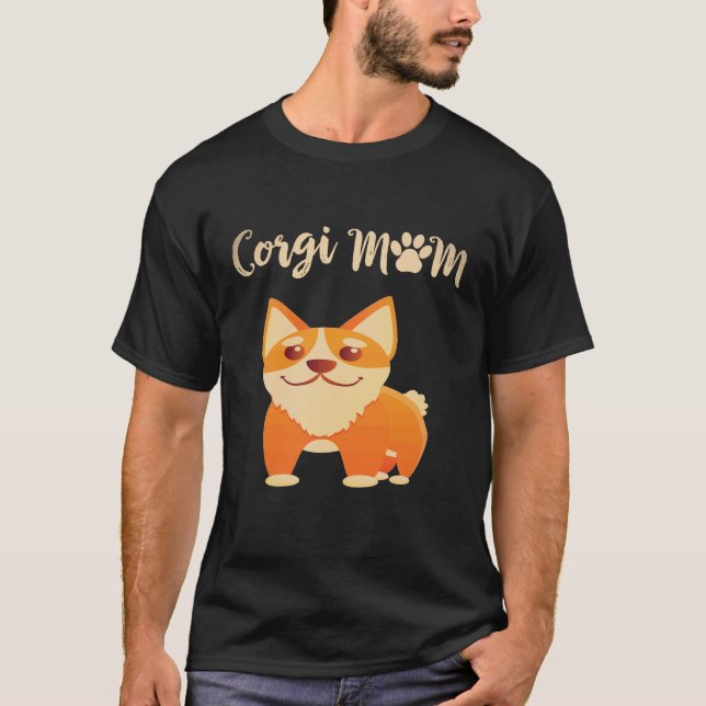 Camiseta 36 Mamá Corgi Corgi (Anverso)
