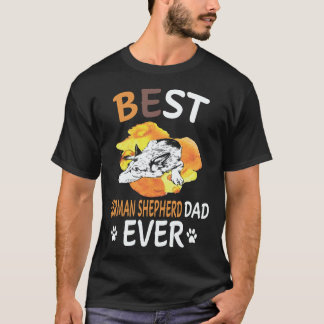 Camiseta 36 Mejor Pastor Alemán Papá Siempre Pastor Alemán