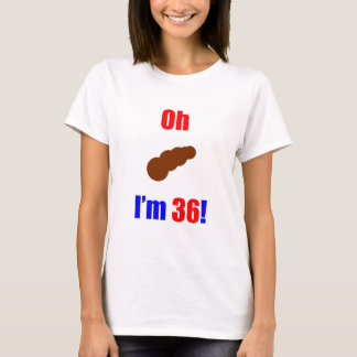 Camiseta ¡36 oh (imagen de Poo) soy 36!