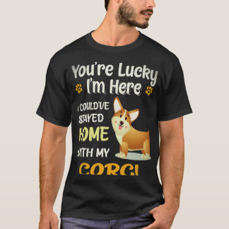 Camiseta 36 Podría haberme quedado en casa con Corgi