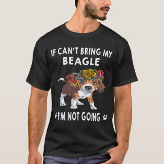 Camiseta 36 Si no puedo traer a mi Beagle no voy Beagle