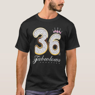 Camiseta 36 y fabuloso Diamante C de 36 años de edad