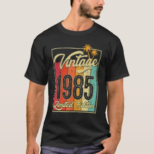 Camiseta 37º cumpleaños hombres de 37 años de edad 1985 1
