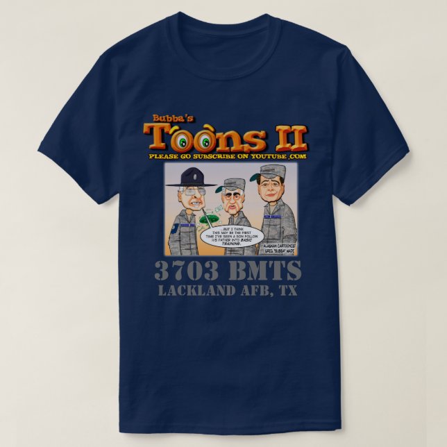 CAMISETA 3703 BMTS LACKLAND AFB, SAN ANTONIO, TEXAS (Diseño del anverso)
