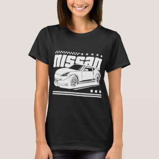 Camiseta 370z T-ShirtNissan nismo jdm leyenda blanco