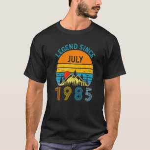 Camiseta 37.ª leyenda de cumpleaños desde julio de 1985 Vin